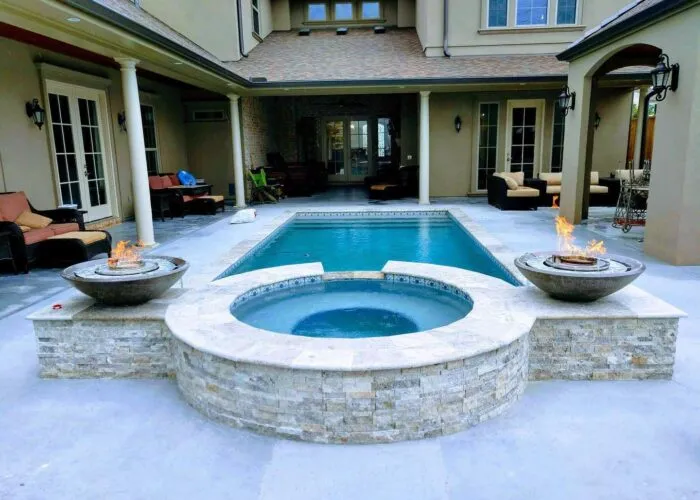 pool and spa